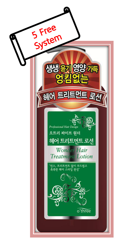 O\'THREE Five Wonder Hair Treatment Lotion  Made in Korea
